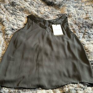 Who What Wear, size small, black, v neck, sleeveless blouse.
